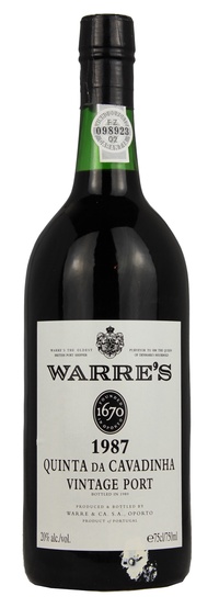 Warre's Vintage Port, 1987